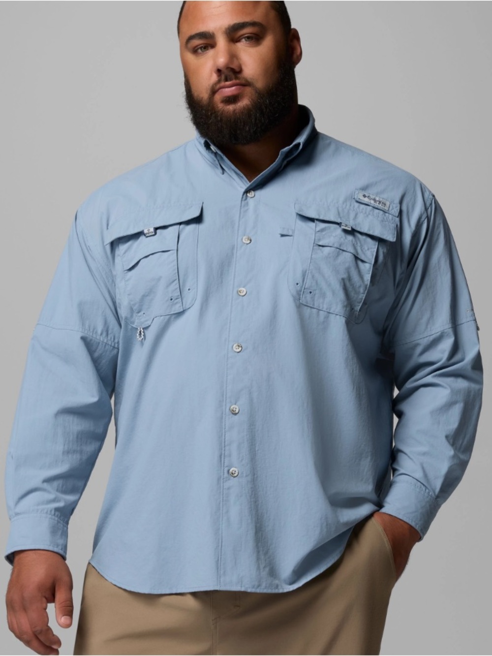 Columbia PFG Bahama Blue Sz XXL
